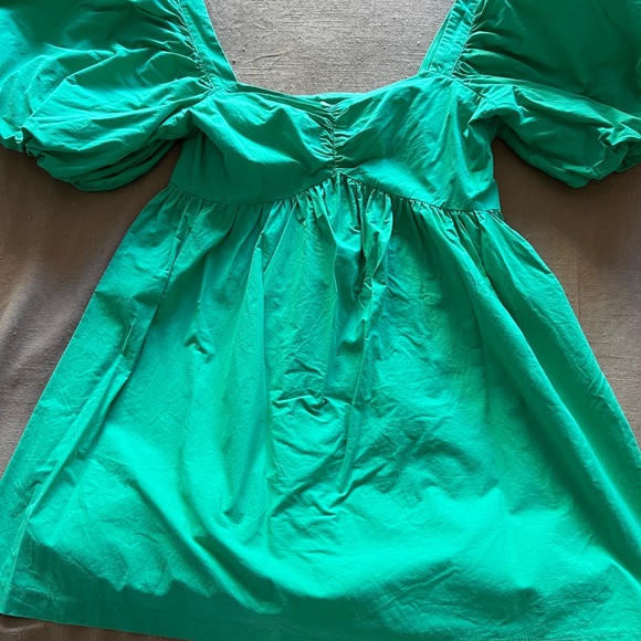 Showpo Vashti Mini Dress- Puff Sleeve Sweetheart - Picture 2 of 4